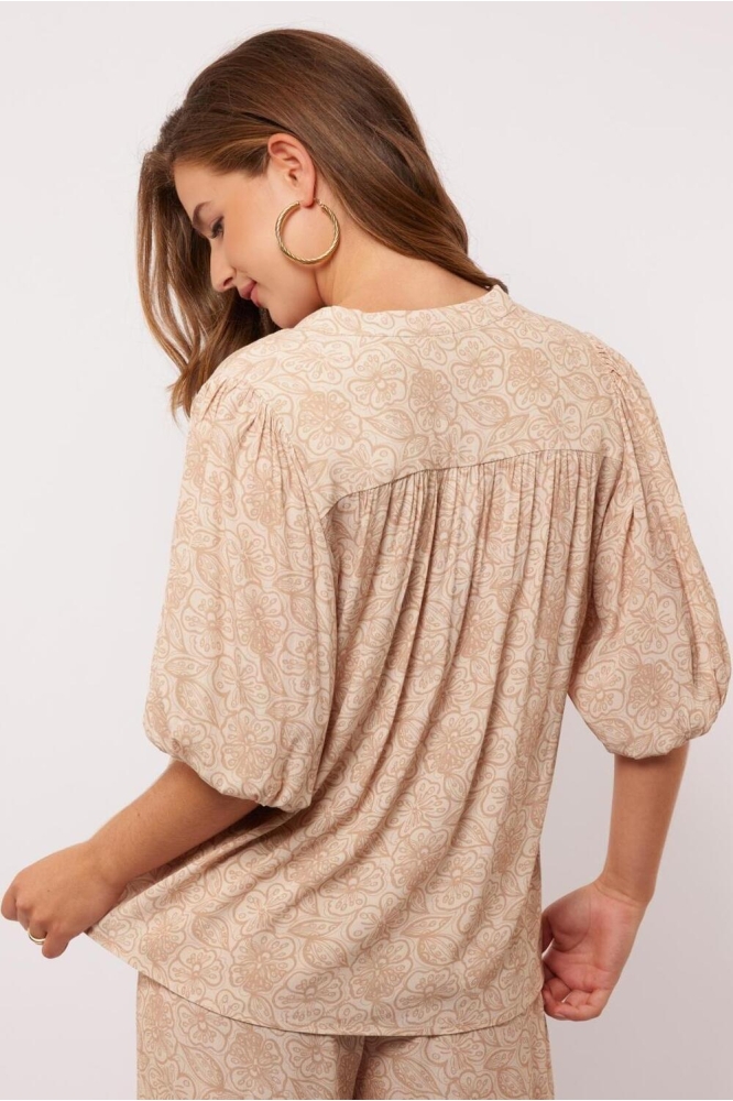 GALE BLOUSE 25ZFZF04 014502 SAND/KHAKI